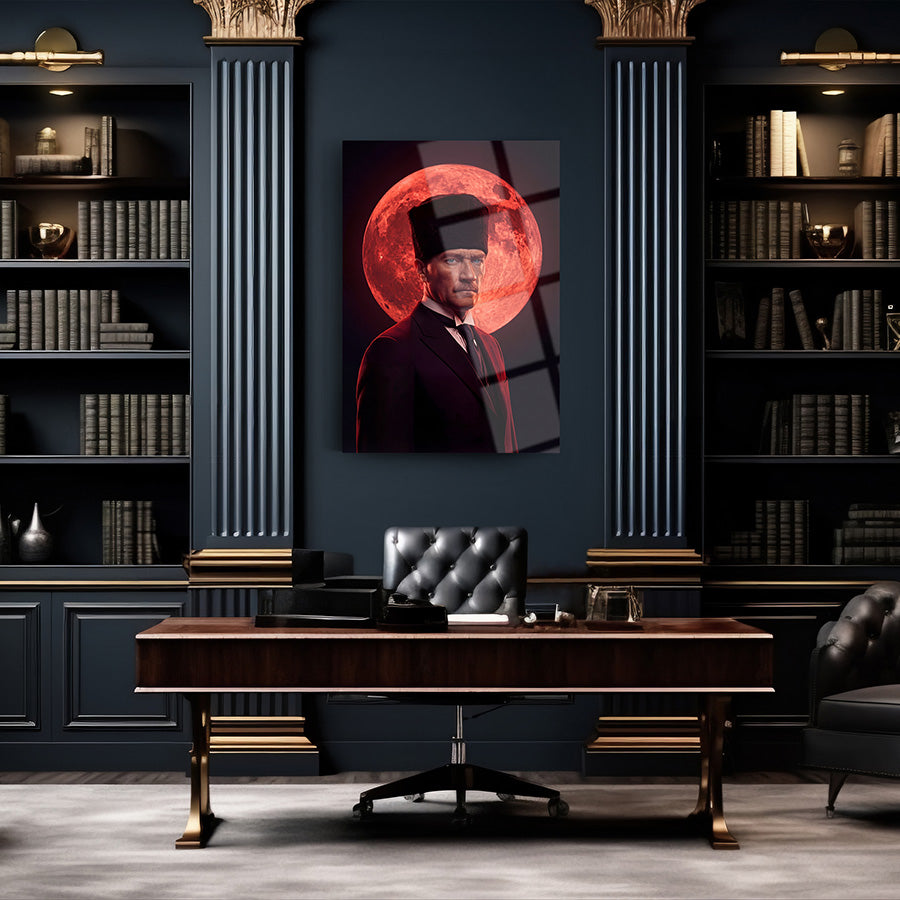 Atatürk YZ 571 Cam Tablo