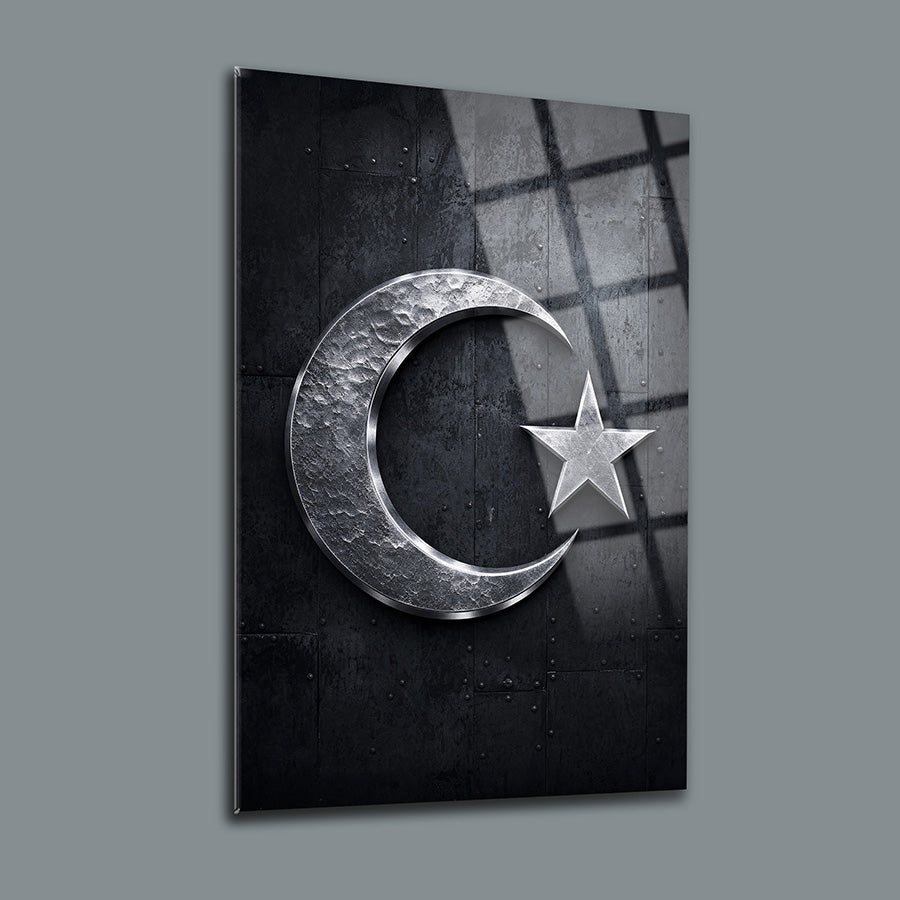 Türk Bayrağı 24 Cam Tablo