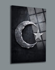 Türk Bayrağı 24 Cam Tablo