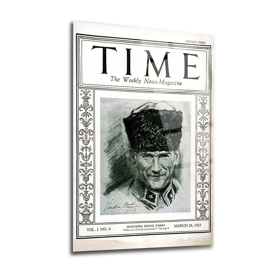 Atatürk Time Dergisi Cam Tablo