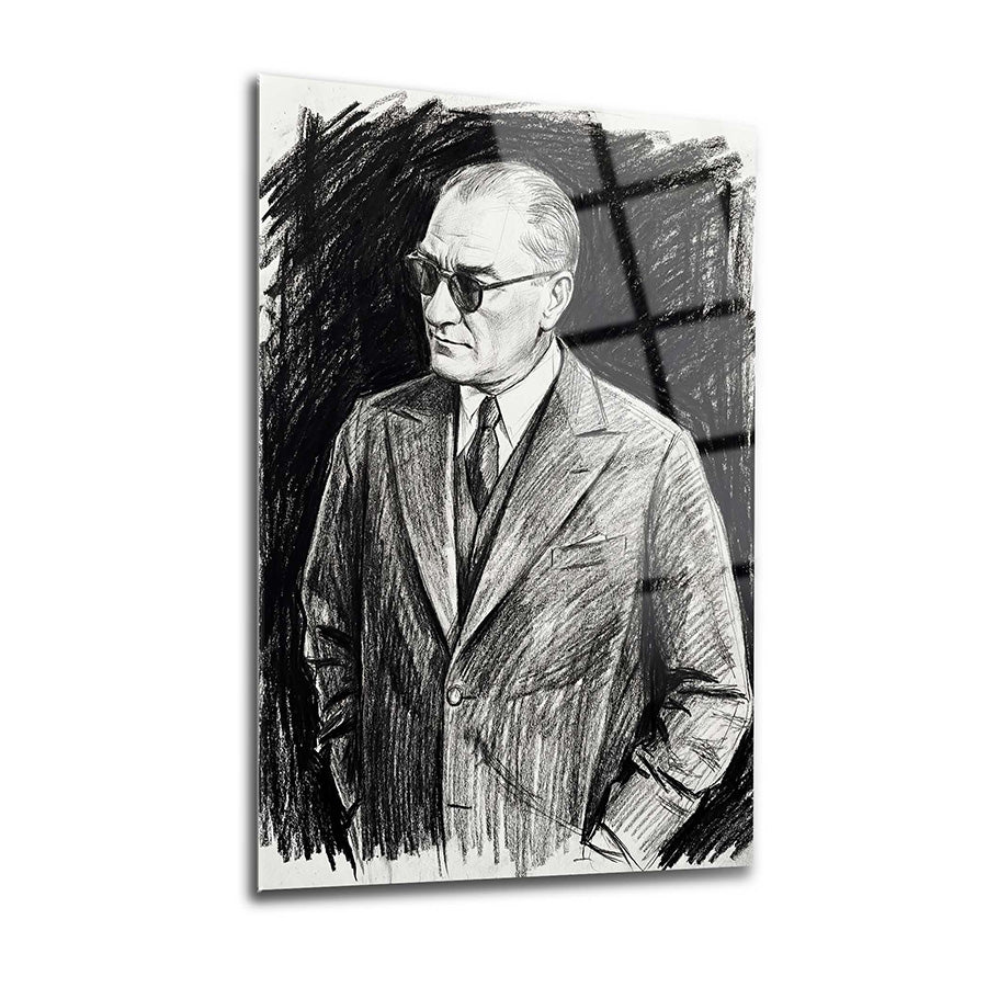 Atatürk YZ 557 Cam Tablo