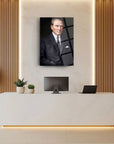 Atatürk YZ 558 Cam Tablo