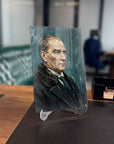 Atatürk YZ 559 Cam Tablo