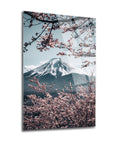Fuji Dağı Cam Tablo