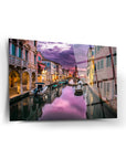 Venice Canal Glass Painting