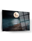 Full Moon Pier Glass Painting