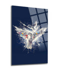 Doves of Peace Glass Painting