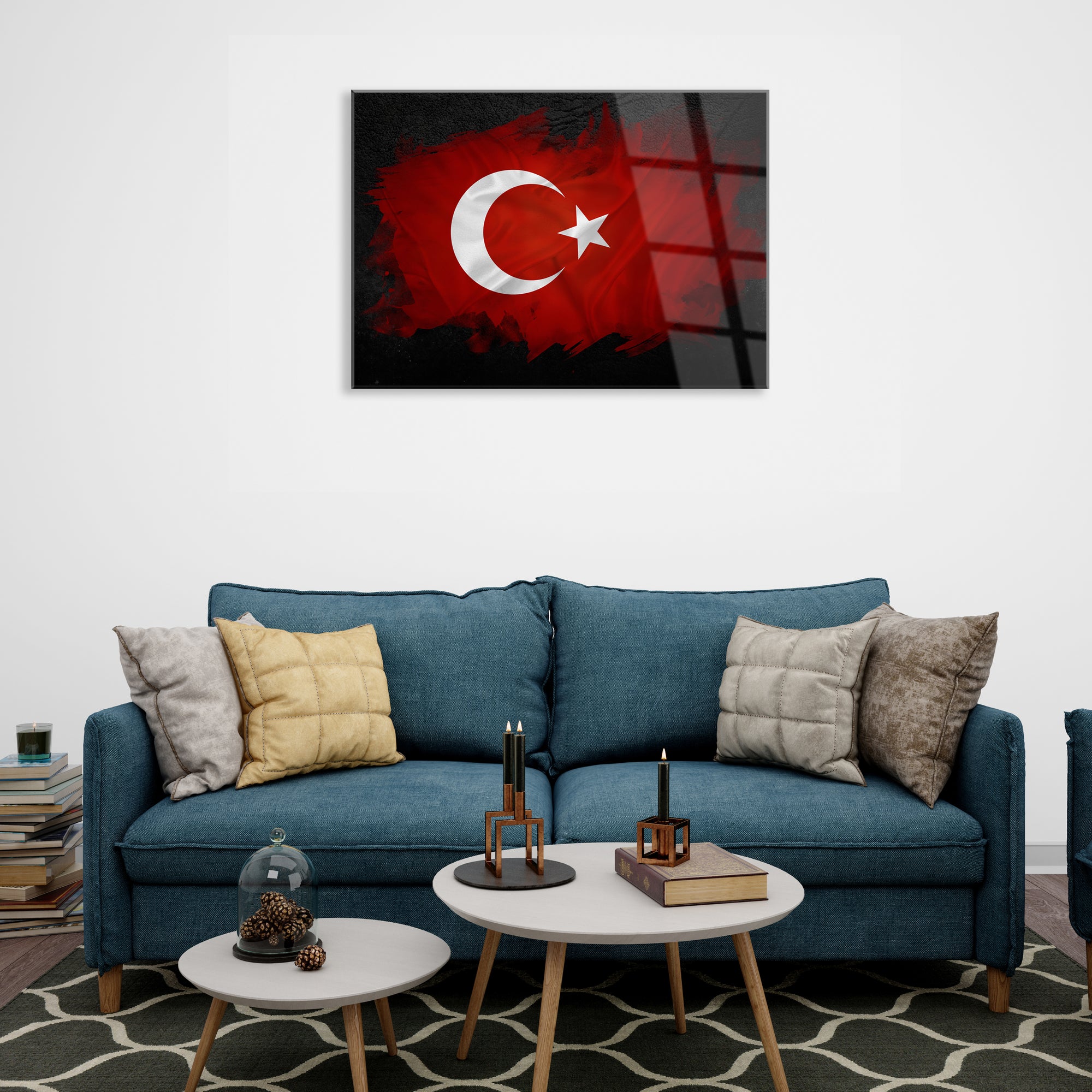 tablo,cam tablo,cam poster,kanvas tablo,duvar dekorasyonu,ev dekorasyonu,srd concept,özel tasarım,türk bayrağı
