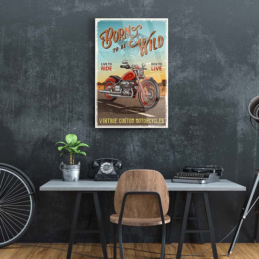 tablo,cam tablo,cam poster,duvar dekorasyonu,ev dekorasyonu,srd concept,büyük tablo,kişiye özel tablo,özel tasarım,kanvas tablo,modern tasarım,retro motor tablo