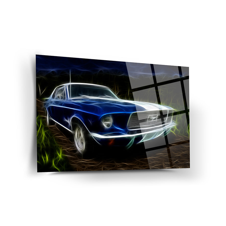 Mavi Mustang Cam Tablo