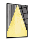 Geometrik Desen-10 3'lü Set Cam Tablo