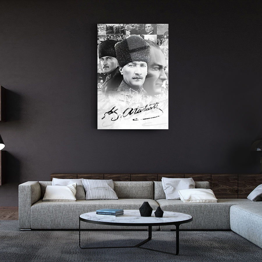 tablo,cam tablo,cam poster,kanvas tablo,duvar dekorasyonu,ev dekorasyonu,srd concept,özel tasarım,atatürk,atatürk tablo,atatürk tasarım,atatürk resim,ata fotograf