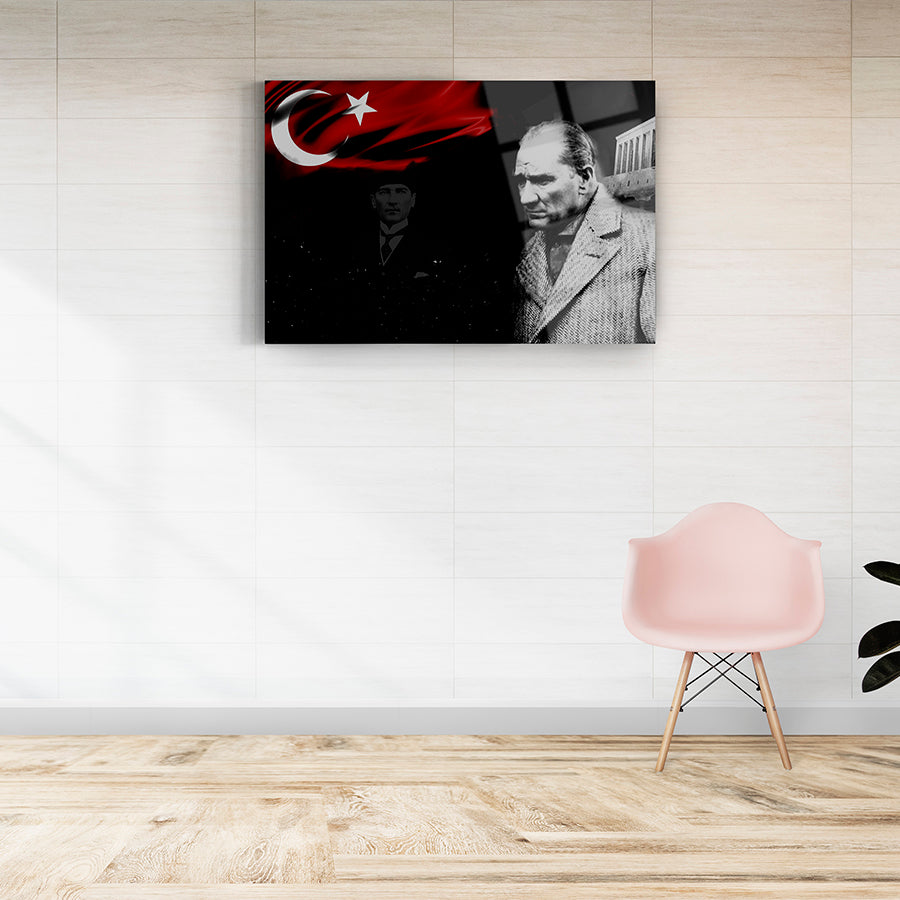 tablo,cam tablo,cam poster,kanvas tablo,duvar dekorasyonu,ev dekorasyonu,srd concept,özel tasarım,atatürk,atatürk tablo,atatürk tasarım,atatürk resim,ata fotograf