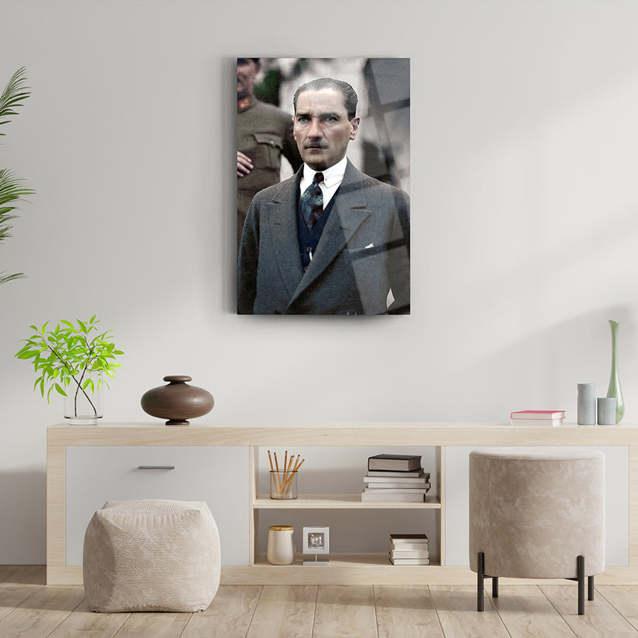 tablo,cam tablo,cam poster,kanvas tablo,duvar dekorasyonu,ev dekorasyonu,srd concept,özel tasarım,atatürk,atatürk tablo,atatürk tasarım,atatürk resim,ata fotograf