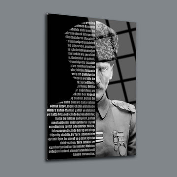 tablo,cam tablo,cam poster,kanvas tablo,duvar dekorasyonu,ev dekorasyonu,srd concept,özel tasarım,kişiye özel,büyük tablo,atatürk tablo,gençliğe hitabe tablo