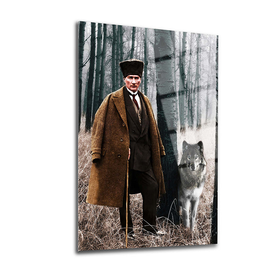 Ataturk 85 Glass Painting