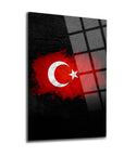 Türk Bayrağı 12 Cam Tablo