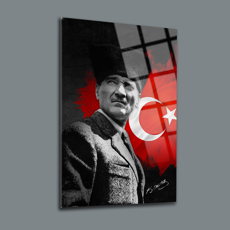 tablo,cam tablo,cam poster,kanvas tablo,duvar dekorasyonu,ev dekorasyonu,srd concept,özel tasarım,atatürk tablo,ata tablo