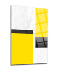 Sarı Siyah 3'lü Set Cam Tablo