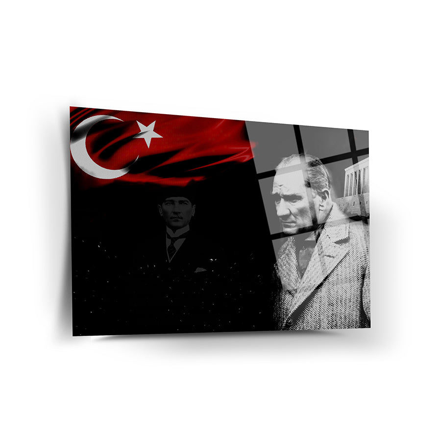 Atatürk 23 Cam Tablo