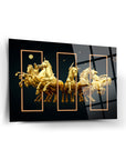 Altın Atlar Cam Tablo