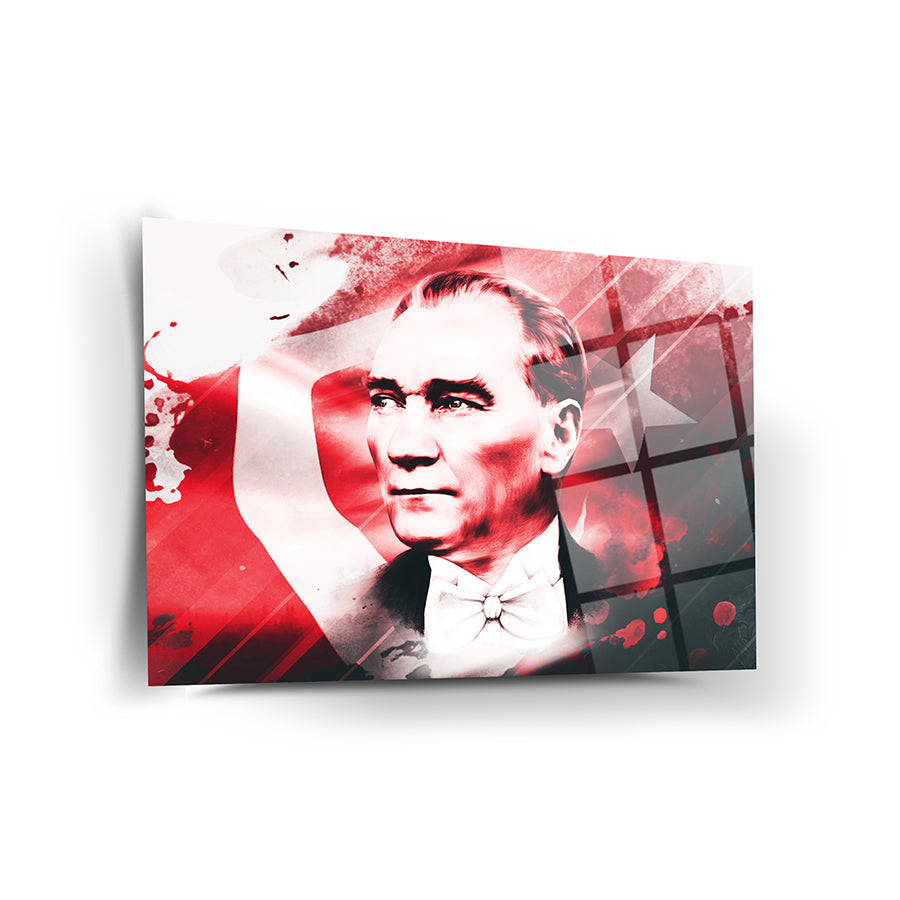 Atatürk 55 Cam Tablo