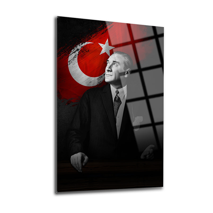 Ataturk 11 Glass Painting