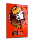 Afrika Hayatı 3'lü Set Cam Tablo